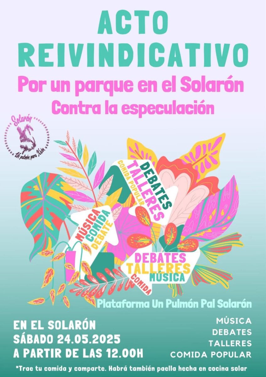 Acto reivindicativo. Por un parque para el Solarón