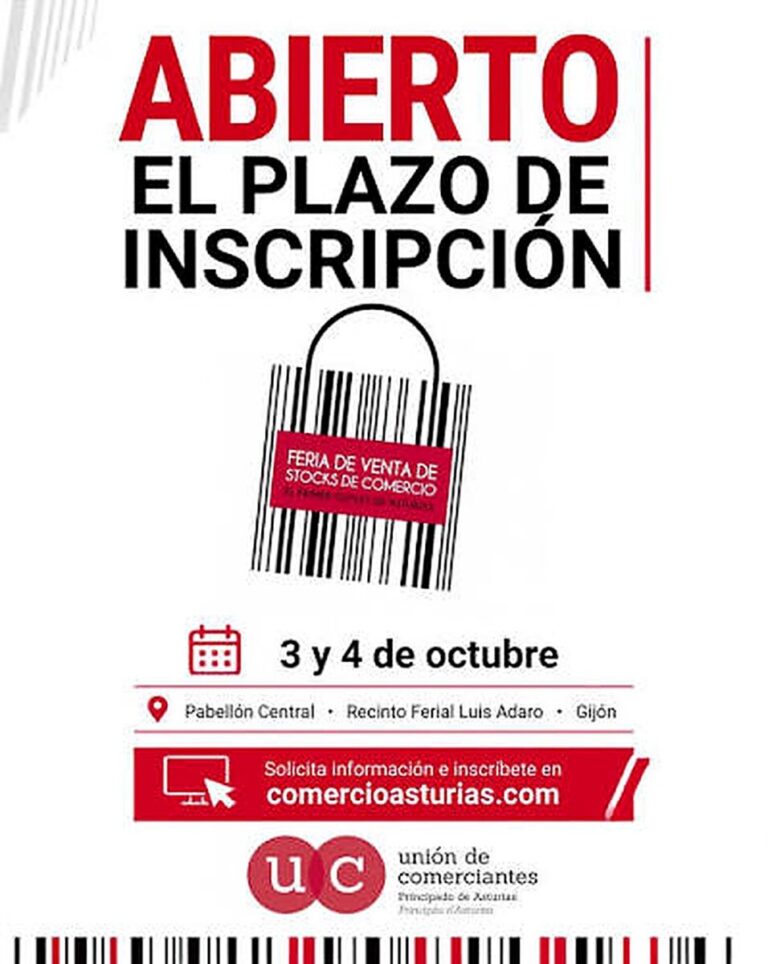 Abierto el plazo de inscripción para la 49.ª Feria del Stock del Comercio en Gijón